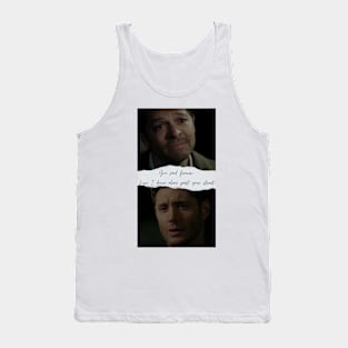 destiel you said forever now i drive alone past your street Tank Top